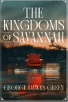 Cover of the Kingdoms of Savannah. Red velvet chair sitting in the middle of a swamp.