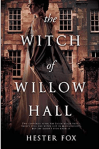 Cover of Witch of Willow Hall. Woman wearing regency dress in front of mansion.